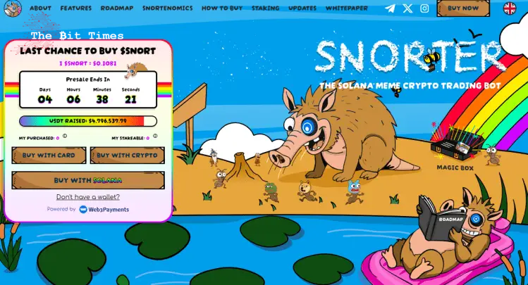 Snorter 对 100 倍利润的本能从预售本身开始