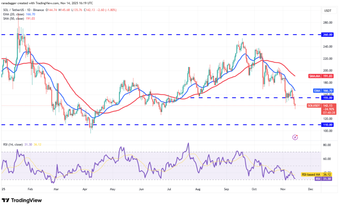 BTC、ETH、XRP、BNB、SOL、DOGE、ADA、HYPE、LINK、BCH