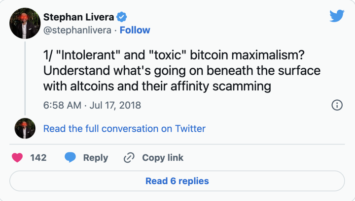 比特币至上主义史（上）：极端保守派眼中的“BTC 是唯一价值币”