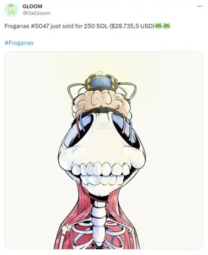 一度“夭折”,如今逆袭百倍的Froganas成Solana NFT新焦点