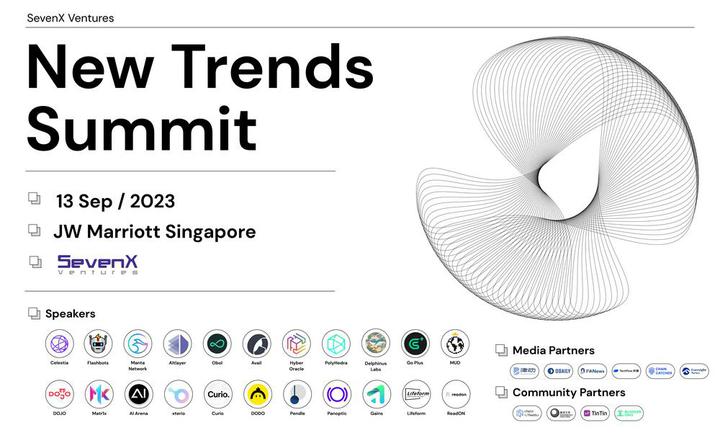 SevenX Ventures将于 Token2049 期间举办 New Trends Summit
