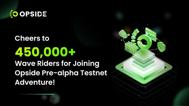 Opside Pre-alpha 测试网圆满落幕：13.6万笔转账、45万独立用户、1.7 万 PoS 节点和 88 位矿工参与!