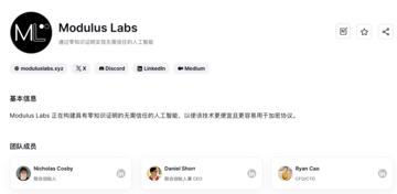 速览Modulus:利用ZKML,构建链上人工智能