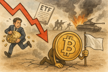 Pourquoi le Bitcoin a-t-il chuté aujourd'hui ? Les États-Unis prolongent la guerre en Iran, le flux sortant des ETF aggrave la capitulation des mineurs.