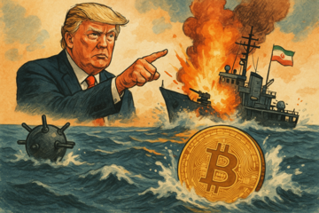 أمر ترامب بإغراق سفن هورمز بمضيق هرمز، بيتكوين 78 ألفًا تقلل من قوة الارتداد