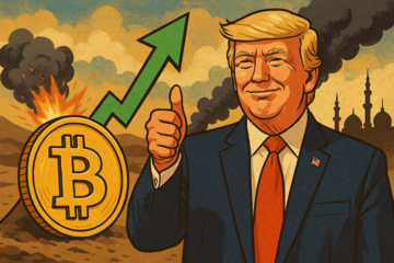 Біткоїн відскочив до 76 тисяч доларів, Трамп продовжив припинення вогню з Іраном, стримавши геополітичний тиск