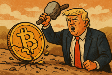 Porque é que o Bitcoin caiu hoje? Declarações de Trump sobre a «Idade da Pedra» provocaram uma liquidação de 440 milhões de dólares