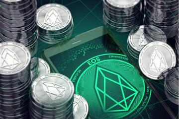 EOS交易虧損，下跌10%