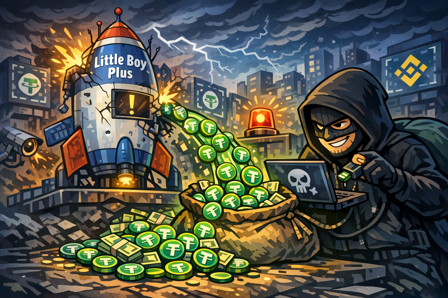 Cảnh báo từ Mist: Giao thức BSC Little Boy Plus bị hack, 377.642 USDT đã bị rút cạn