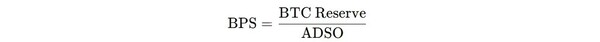 BPS calculation formula