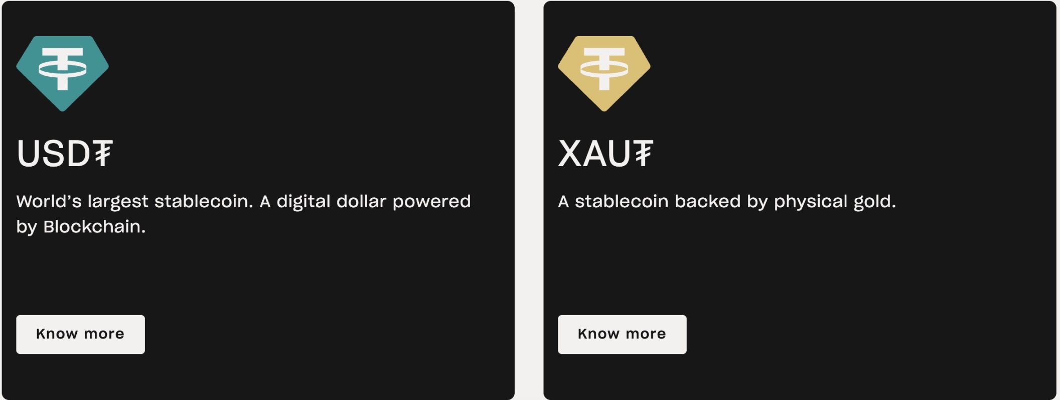 除了USDT外,Tether80吨黄金支撑XAUT代币