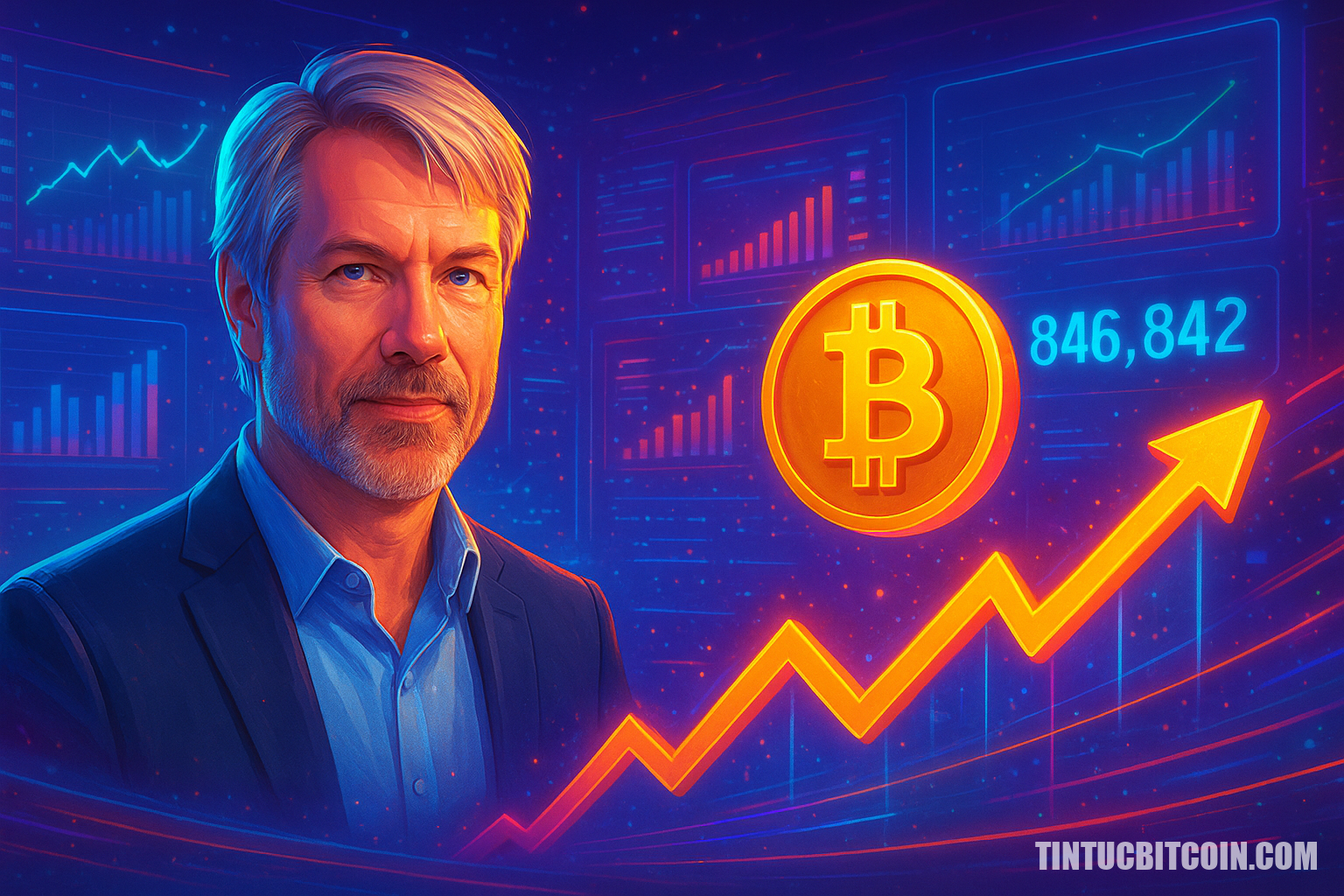 Saylor đưa Strategy từ 130K lên 846.842 BTC