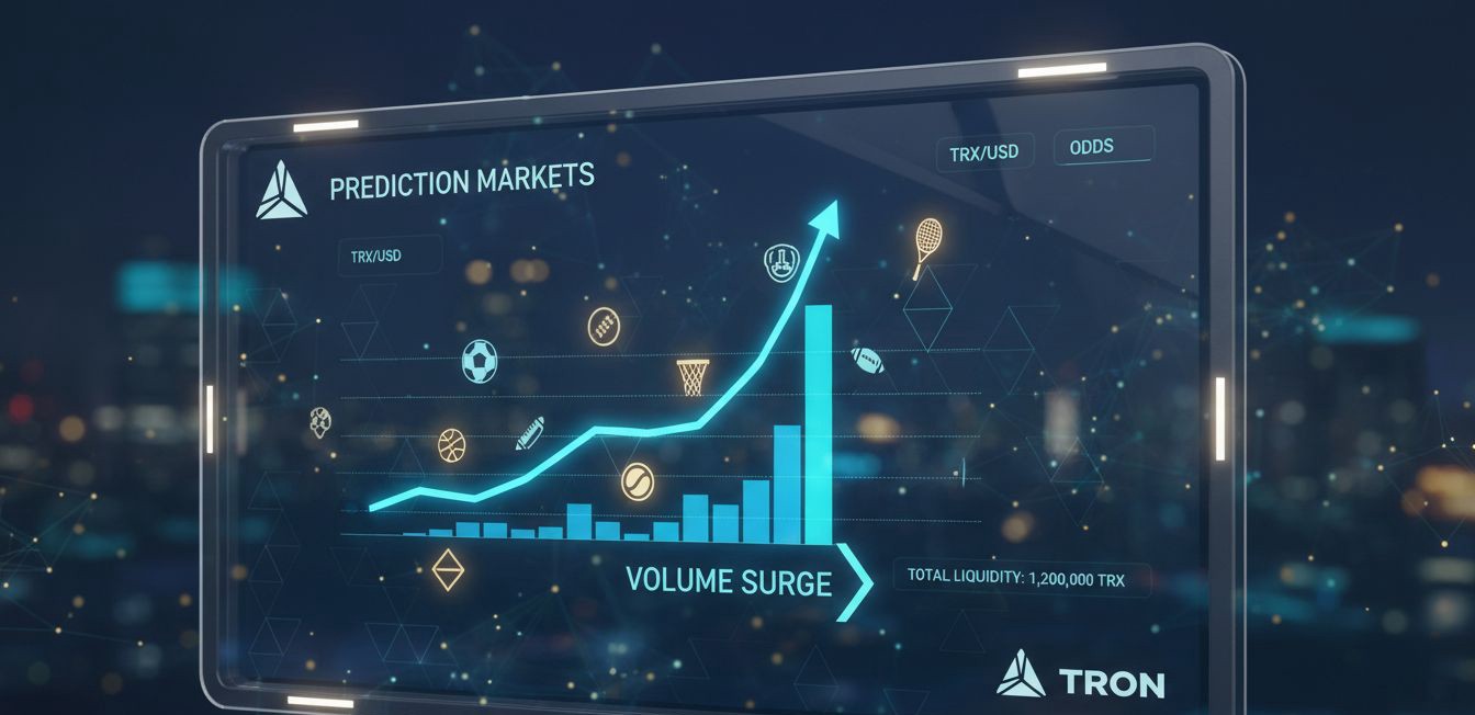 칼시, TRON 도입 효과에 예측 시장서 23억달러 거래…폴리마켓 두 배 앞서