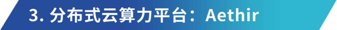 详解Aethir :兼具三重赛道的去中心化云计算实力玩家