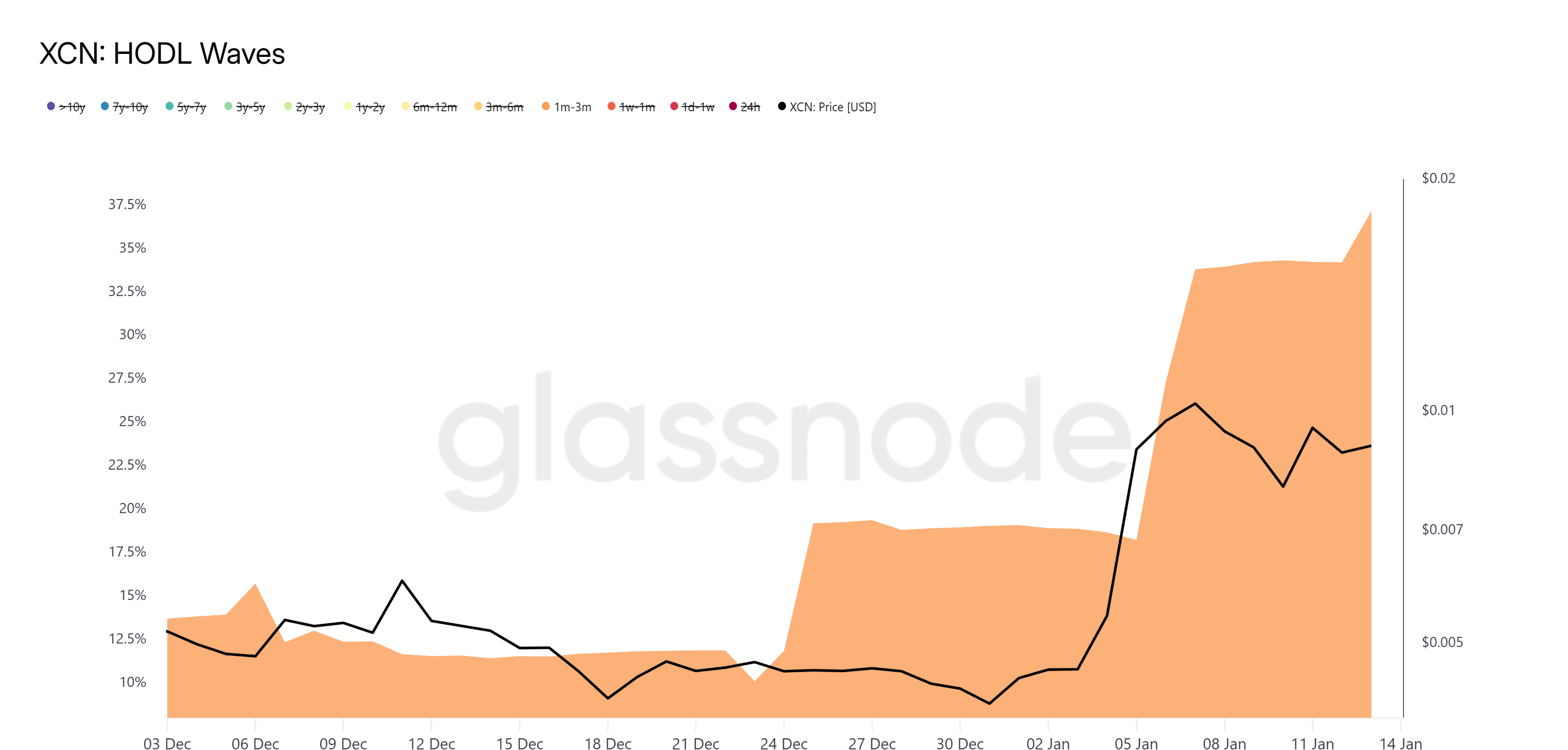 XCN HODL Waves