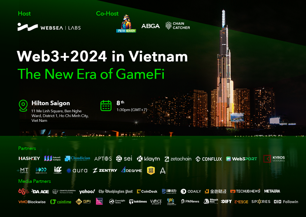"Web3+2024 in Vietnam: the New Era of GameFi"峰会圆满落幕