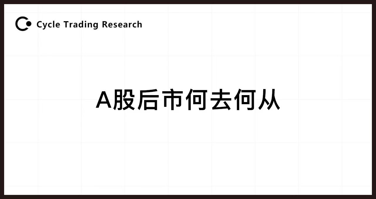 Cycle Trading: 史诗级暴涨后,A股后市何去何从?