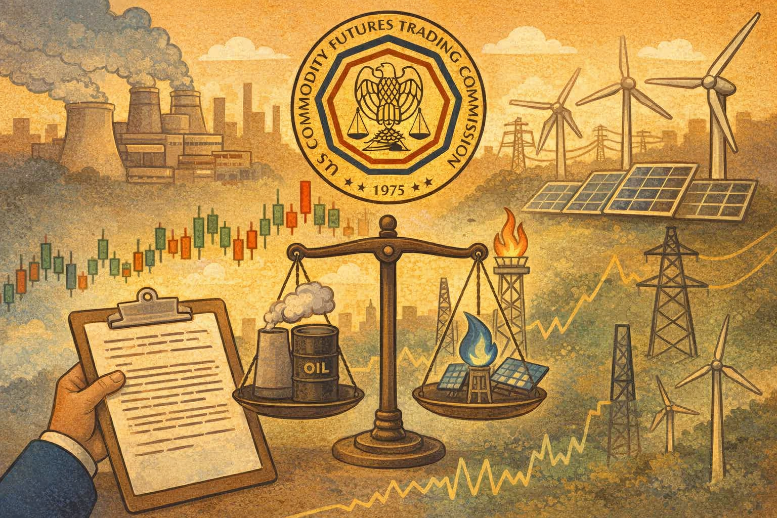 A CFTC dos EUA emitiu um projeto de consulta pública sobre contratos perpétuos de futuros e entrega física “24/7 de energia”