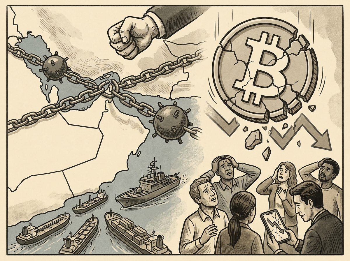 Iran Menghentikan Perundingan AS-Iran, Mengancam “Total” Memblokir Hormuz; Bitcoin Turun ke 71.200 Dolar AS