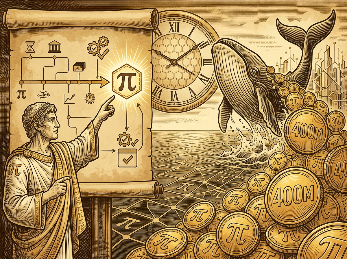 Pi Network mengonfirmasi jadwal tiga kali pembaruan pada bulan Juni, jumlah koin yang dipegang paus tembus 400 juta keping