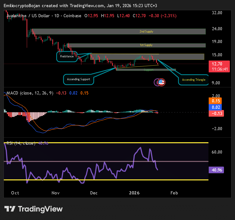 Avalanche giữ vững mức hỗ trợ quan trọng