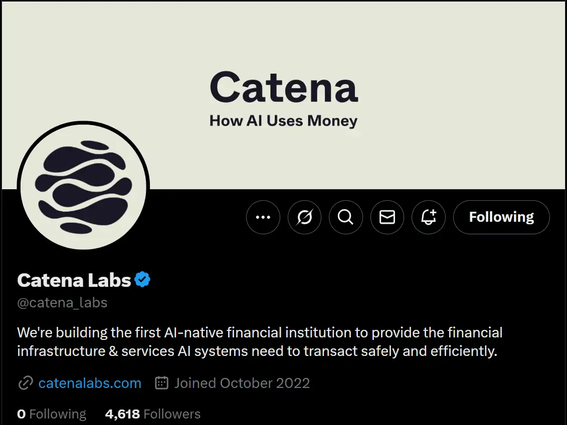 a16z领投C1800万美元,Catena Labs是如何用AI开银行的?