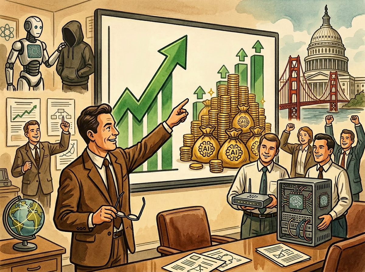 سهم «سيسكو» يرتفع 5% خلال يوم واحد، وارتفع هدف طلبات الذكاء الاصطناعي إلى 9 مليارات دولار