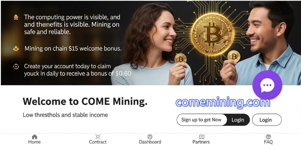 COME Miningは、BTC、ETH、XRP保有者向けに毎日最大94.5kドルのリターンを提供します - 1