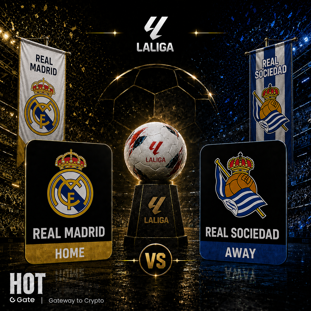 Laga tunda pekan pertama La Liga: Real Madrid vs Real Sociedad, apa arti probabilitas kemenangan 77% untuk tim tuan rumah di pasar prediksi?