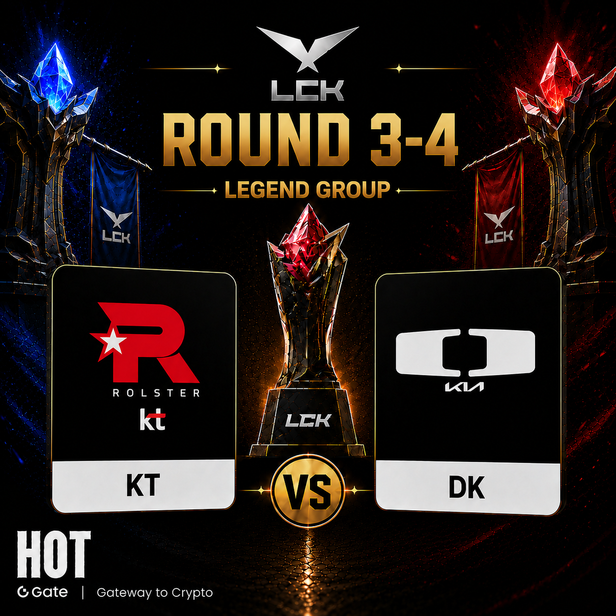 Disputa pelas vagas nos playoffs do grupo Legends da LCK: no duelo de destaque da terceira ronda, KT vs. DK, qual das equipas reúne mais apoio dos fundos investidos nos contratos de eventos?