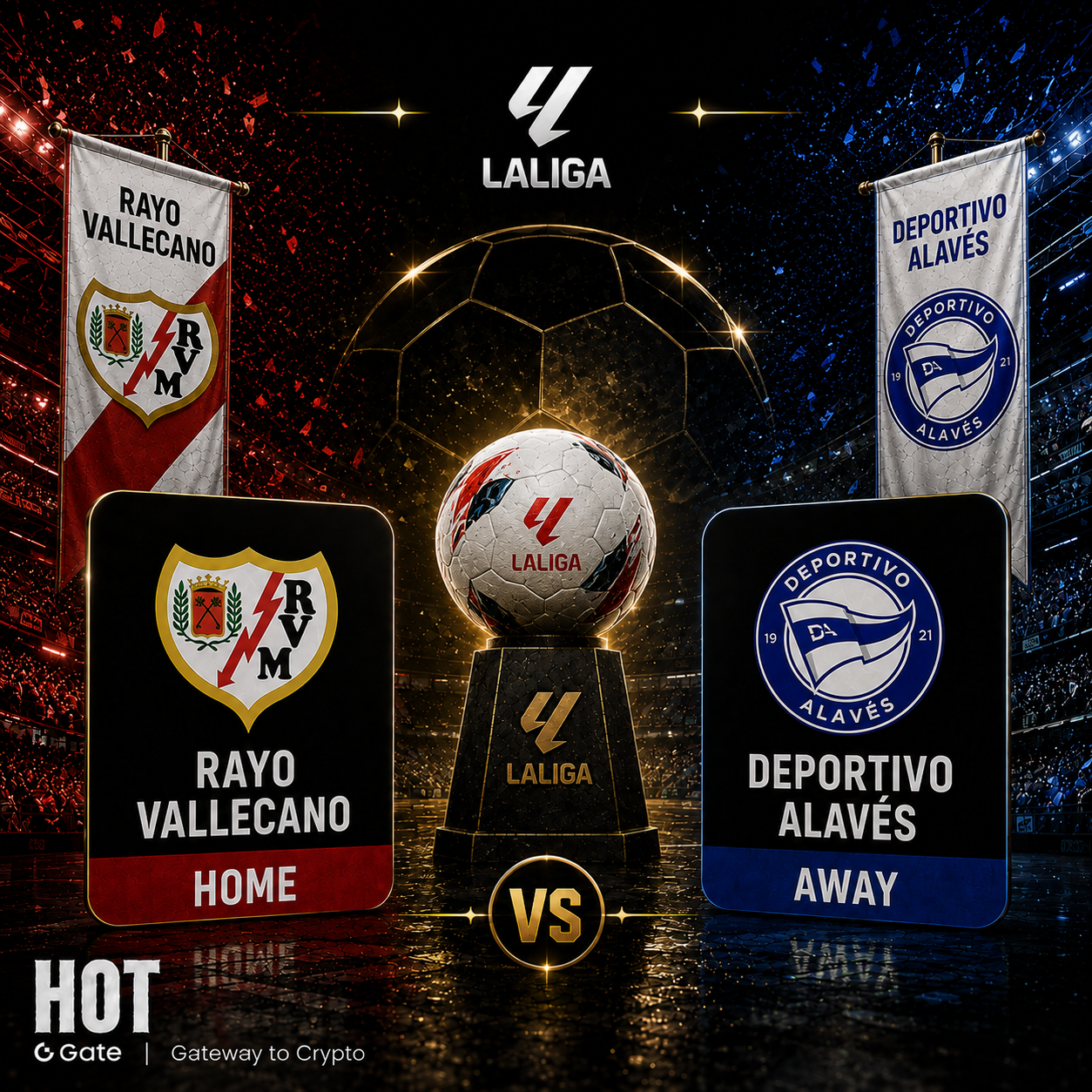 Aperçu de la 2e journée de La Liga : Rayo Vallecano – Alavés — le taux de victoire de 42 % du marché événementiel de Gate révèle-t-il vers quelle équipe les capitaux se dirigent le plus ?