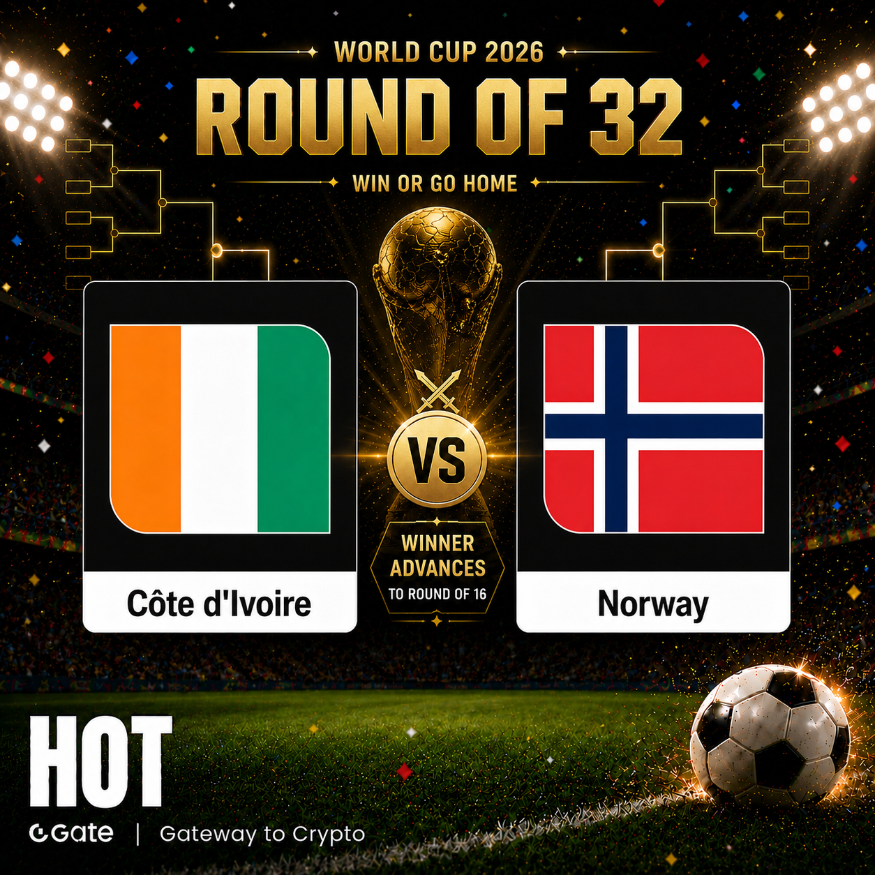 Coupe du Monde - Phase à élimination directe des 32 équipes : 46% des fonds du marché de prédiction parient sur la Norvège, Haaland pourra-t-il mener son équipe à la victoire ?