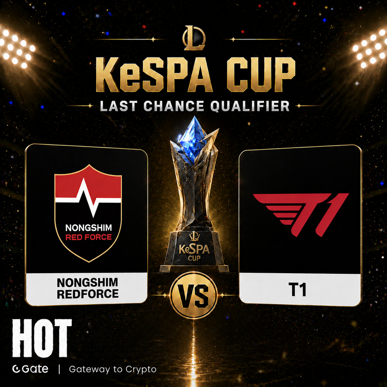 Gate esports prediction: KeSPA Cup — Nongshim RedForce vs T1 — why 62% of market funds are betting on T1 to win?