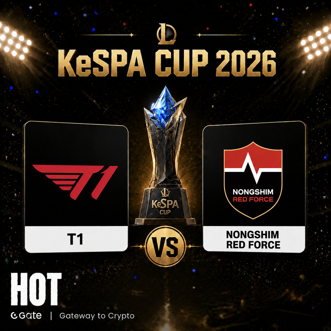 Ігровий букмекерський ринок Gate для кіберспортивних прогнозів: KeSPA Cup T1 проти NS — як формуються ринкові ставки?