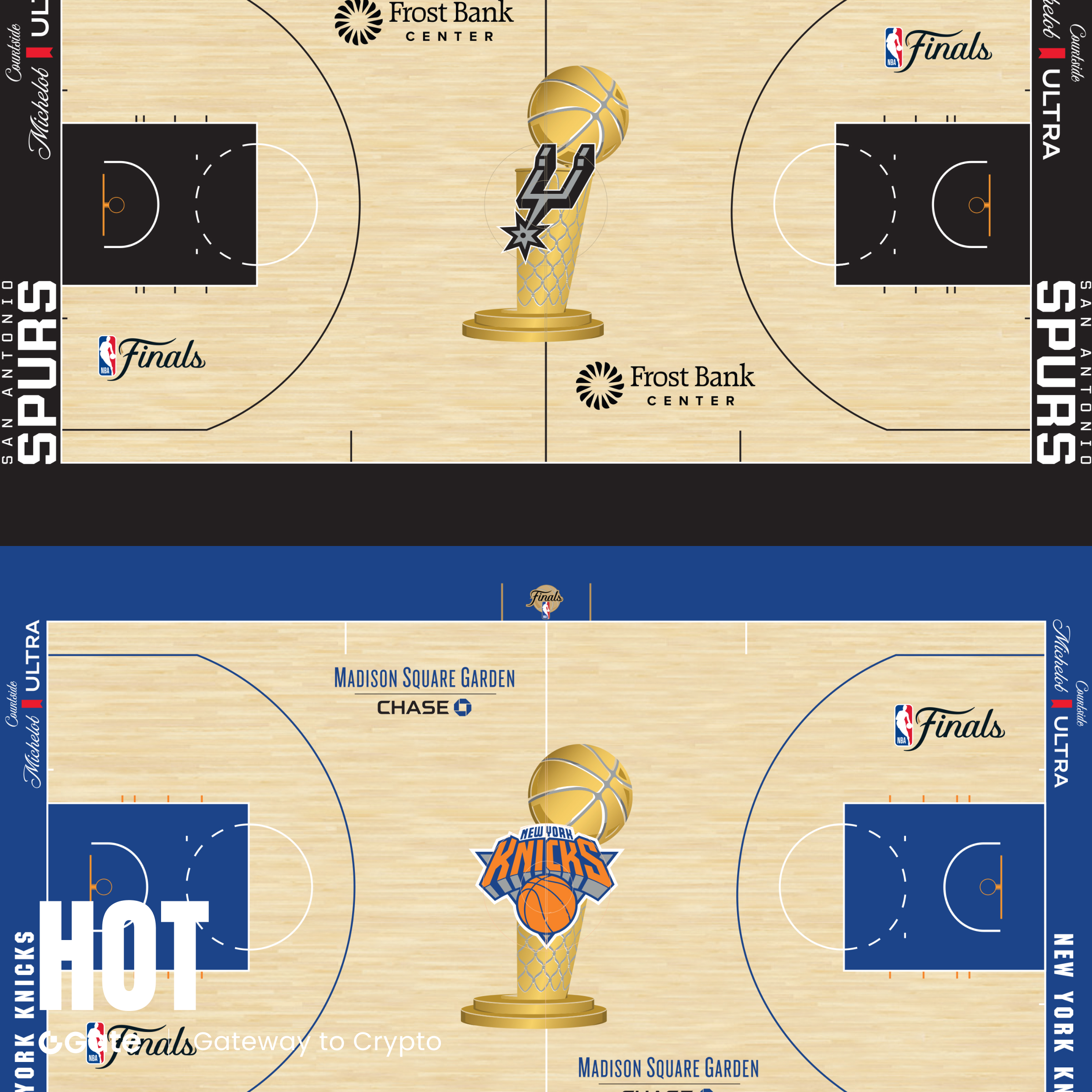 Pasar prediksi peristiwa terpanas Gate: Spurs vs Knicks—siapa yang akan meraih gelar juara NBA musim ini?