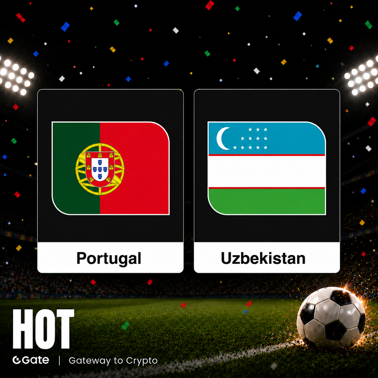 Da 83% para 5%, como é que o mercado de previsão está a precificar a diferença entre Portugal e o Uzbequistão?