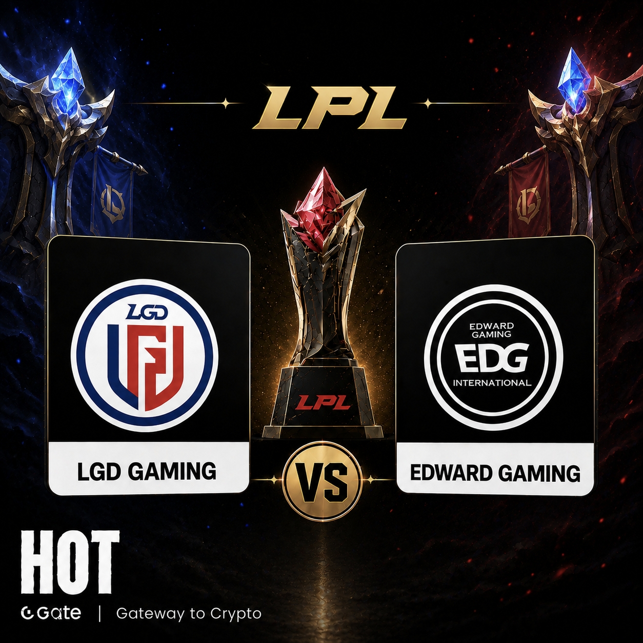 LPL 夏季賽焦點戰：LGD 對陣 EDG。預測市場押注 EDG 勝率 55%，數據揭示哪些訊號？