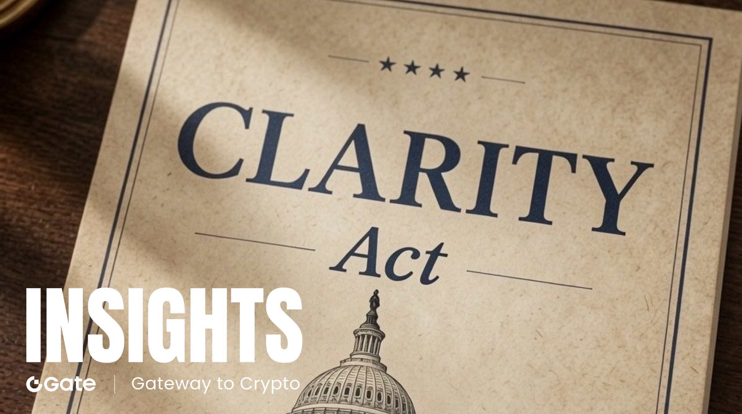 2026 年 Clarity Act 还能通过吗？Gate 预测市场数据揭示通过概率仅 35%
