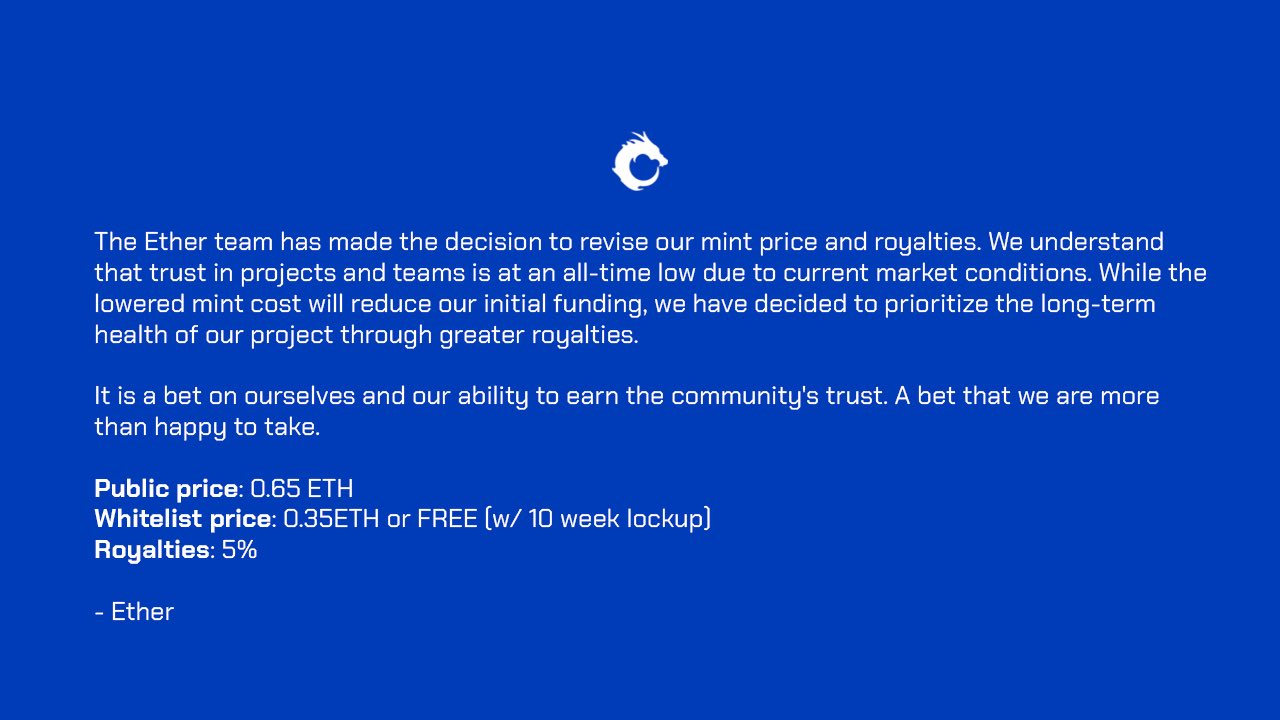 Ether系列NFT今日发售，预热一年能否一鸣惊人？