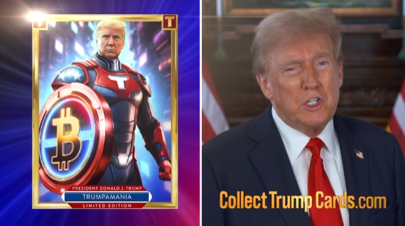 トランプ"マーケティング"第4シリーズNFT:ビットコインを持って、24750ドルでお得なパッケージを楽しめます