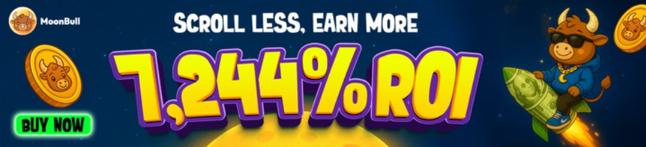 TONのTelegram統合とXLMの財務拡大の中でMoonBullのベスト1000x暗号プレセール$1K to $73K withフリップ