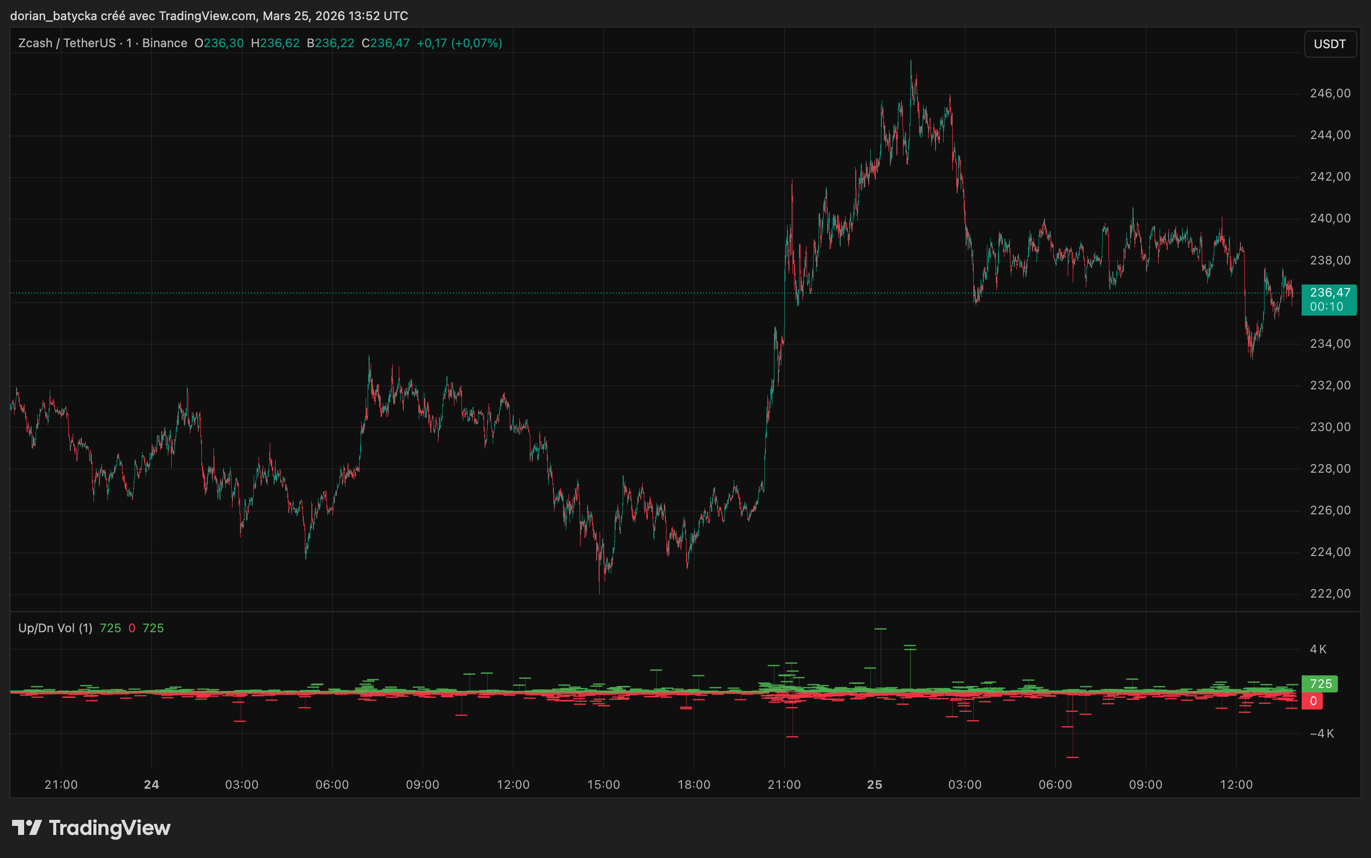 Zcash price pushes above $235 on privacy rotation and $25m ZODL funding round - 1
