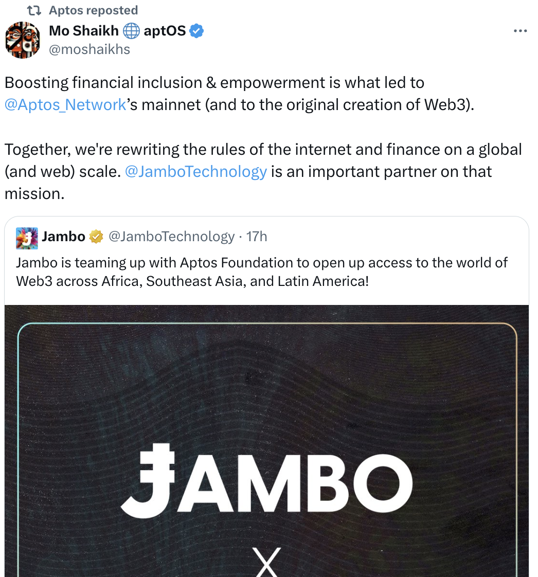 潜在空投机会,如何购买与Aptos基金会合作的jambo手机?