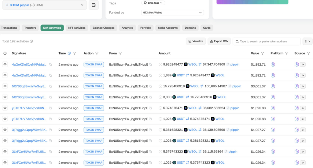 PIPPIN交易員實現20倍回報