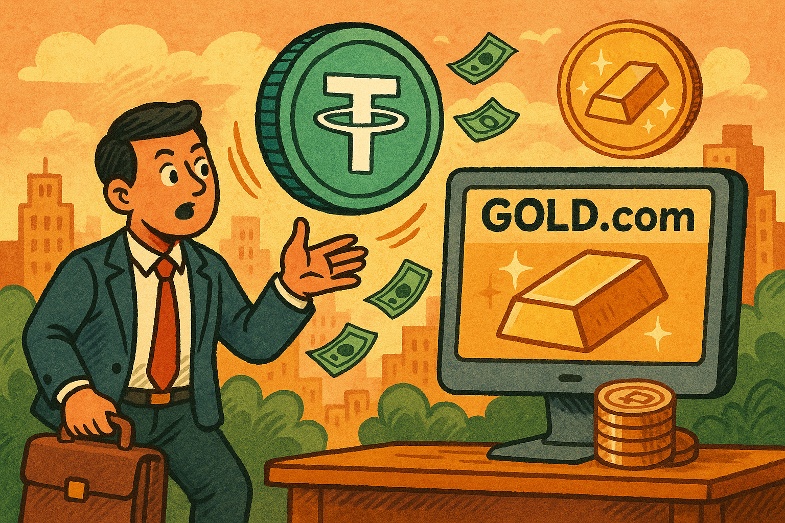 Tether收購Gold.com