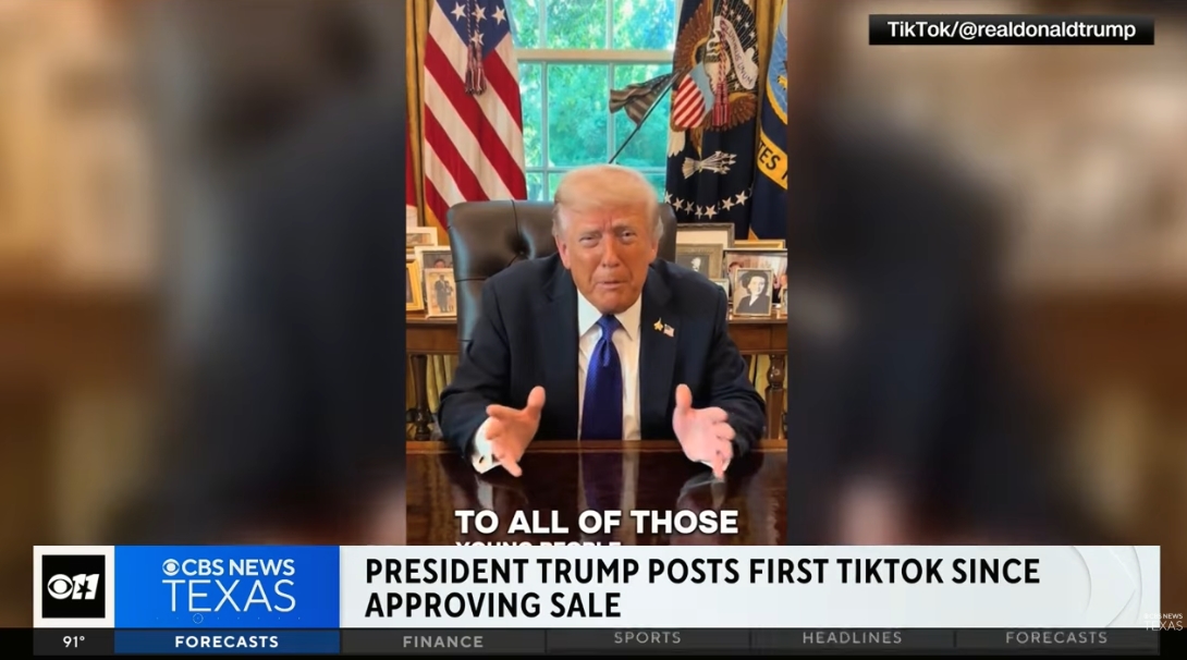 Barron Trump com potencial para liderar o TikTok