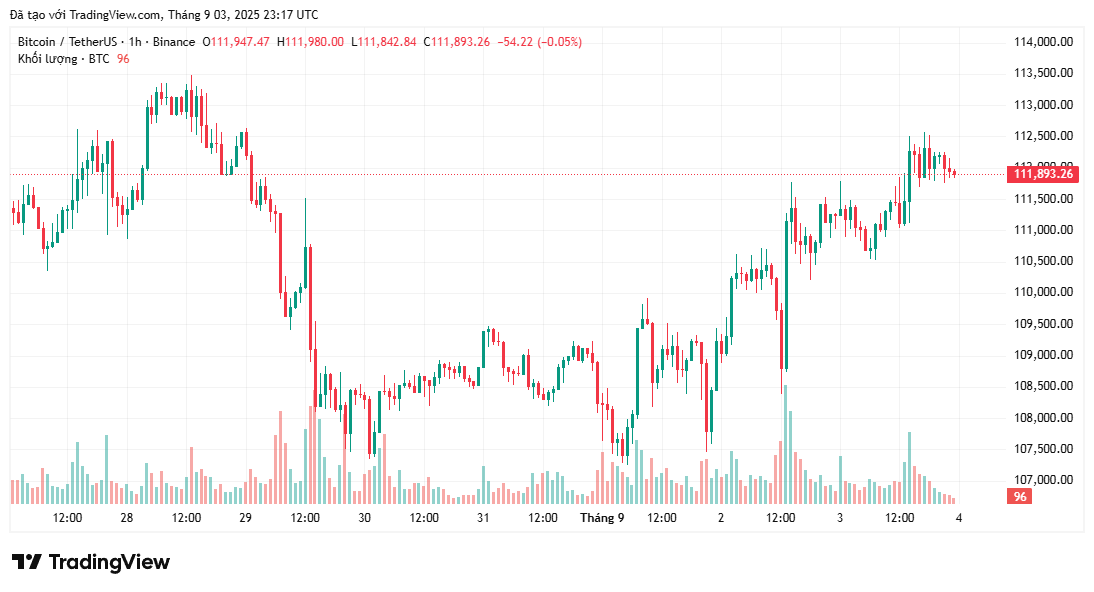 Os touros ainda estão no controle enquanto o preço do Bitcoin ultrapassa 112.000 dólares