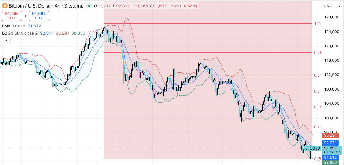 BTC価格のダイナミクス