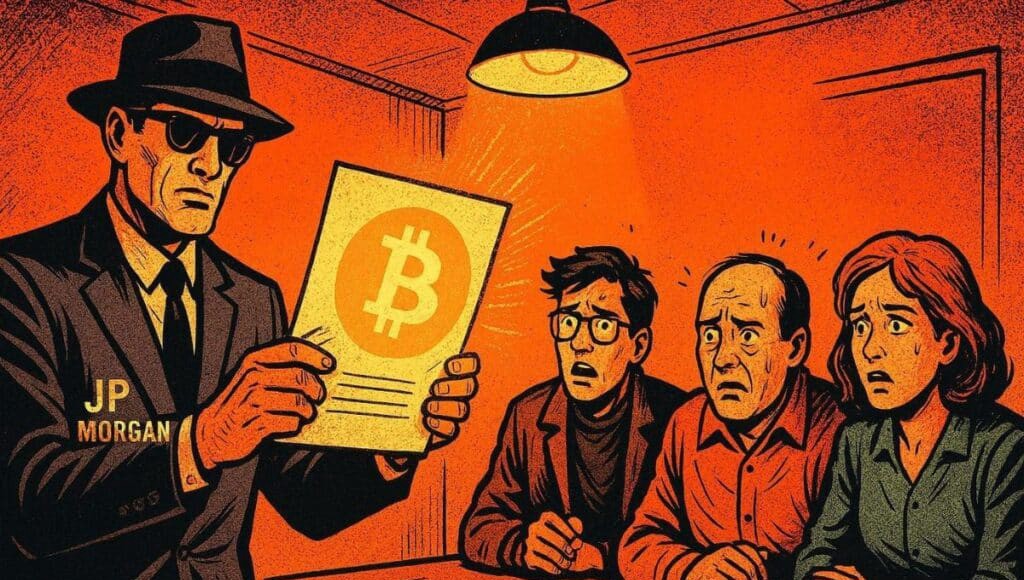 JPMorganがビットコイン下落の責任者を投資家に明かす。