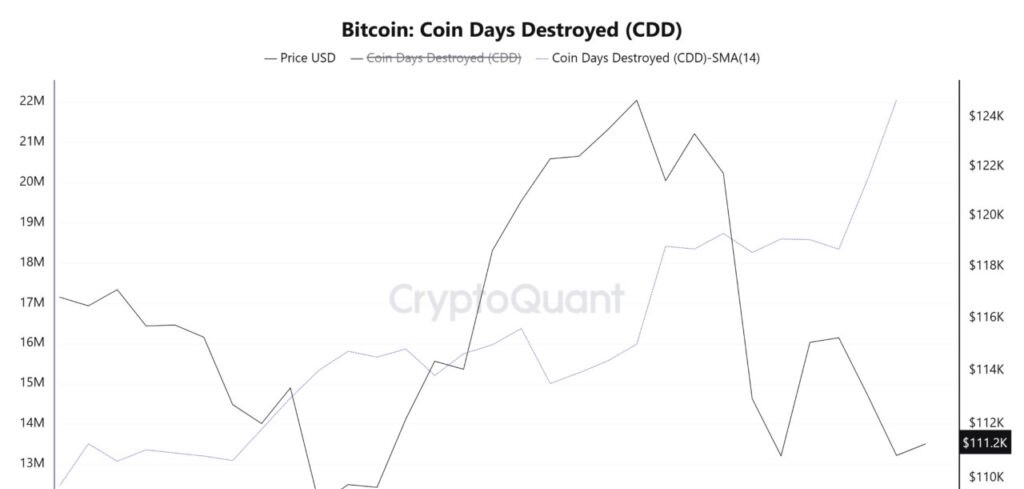 BTCのCDD